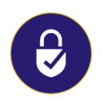 Padlock Aligned Purple